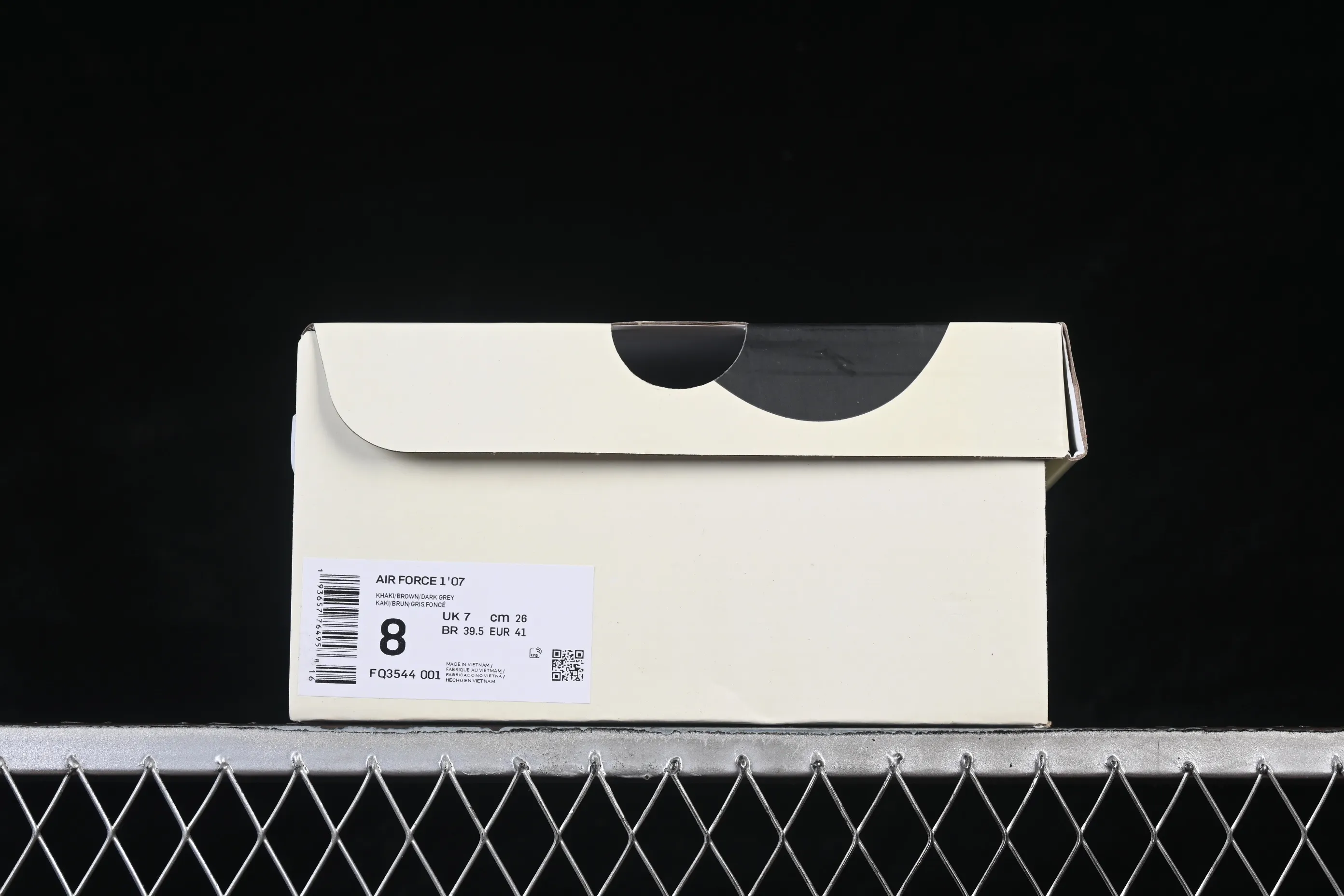 All categories Nk Air Force 1 Air Force series Nk Air Force 1 Low Air Force low-top Nike Air Force 1'07 Low Jet black and gray Air Force 1 low-top casual sneakers FQ3544-001